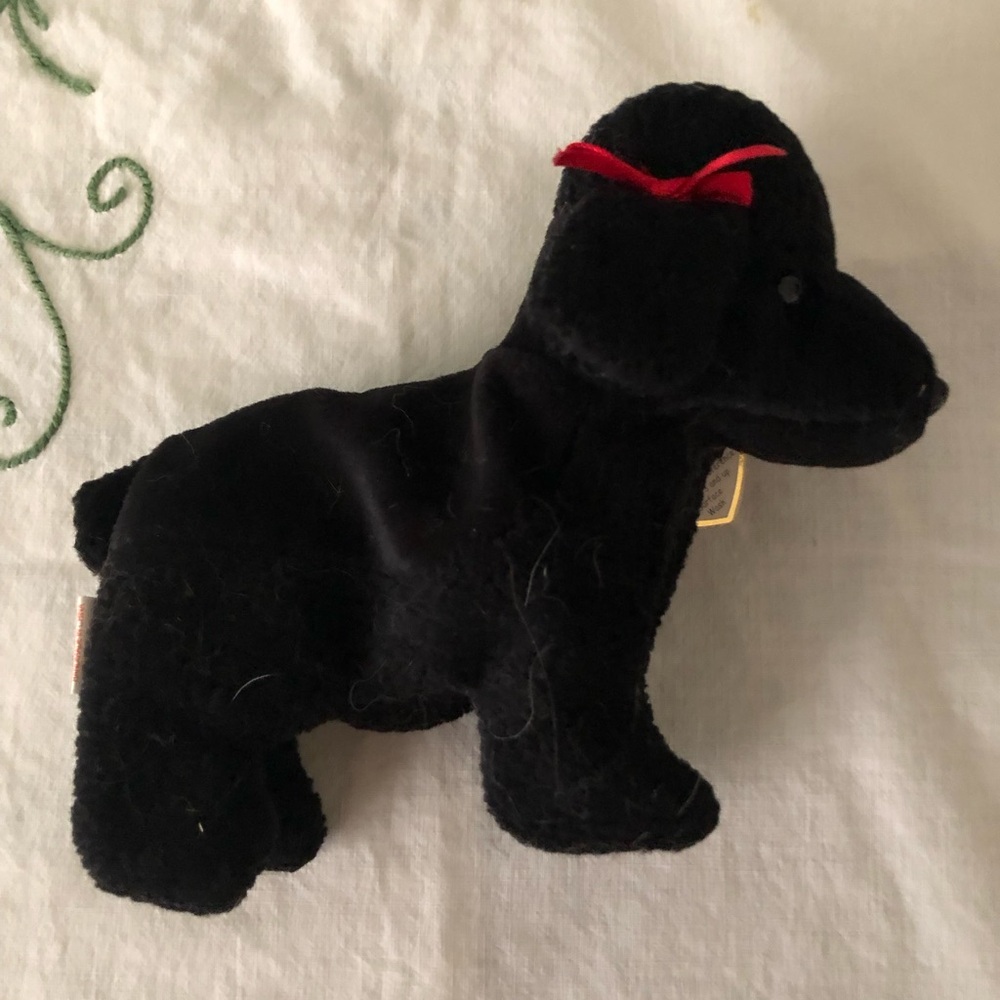 Ty beanie baby black poodle Gigi 1997